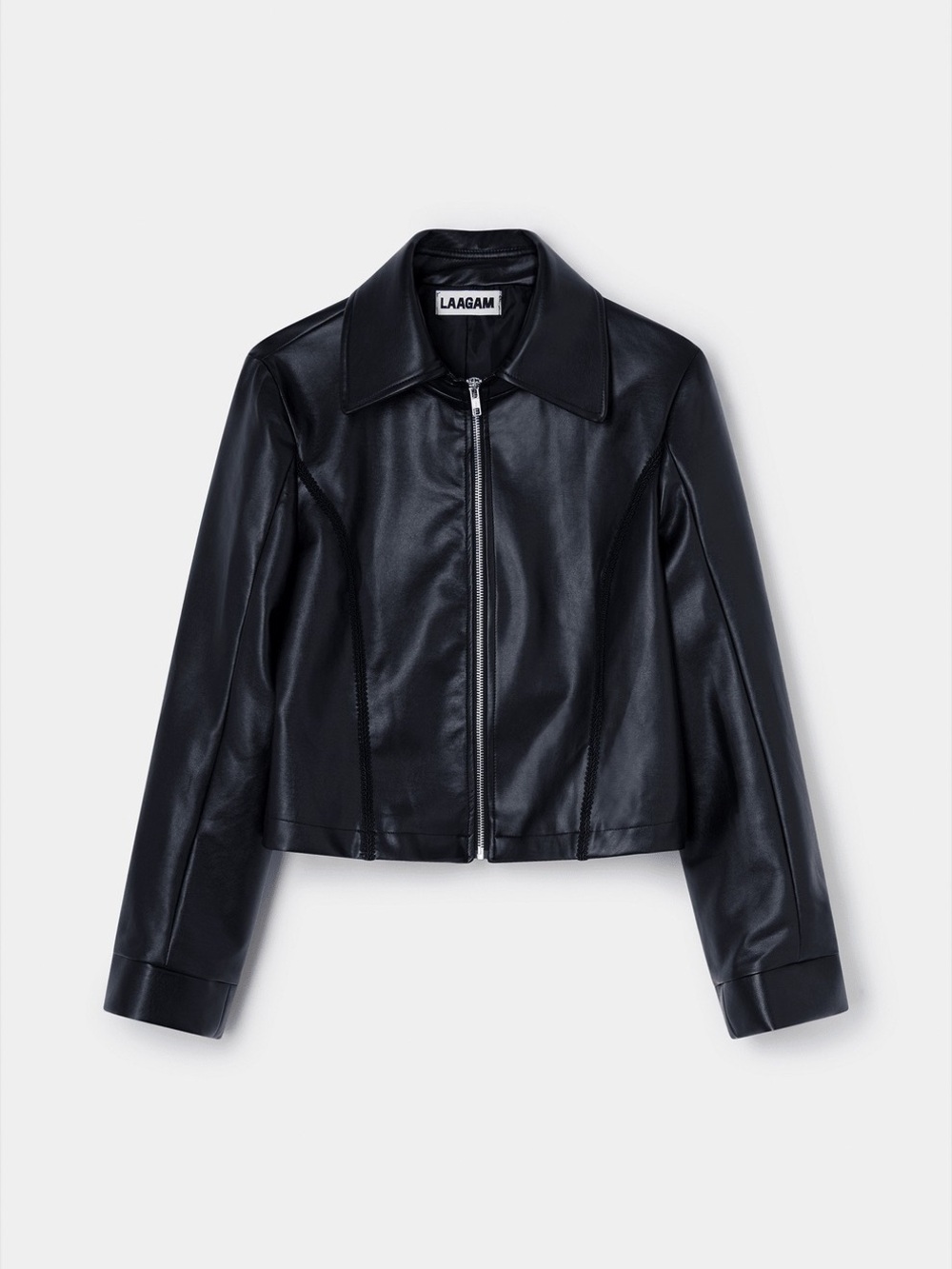 LAAGAM Faux Leather Jacket